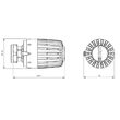 Cap termostatic M28 HERZ 