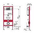 Rezervor WC ingropat cu clapeta alba 9400400 TECE