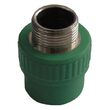 Mufa mixta PPR 20x1/2 fil ext verde HELIROMA