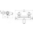 Baterie termostatica cada ESTILL ROUND CHROME 2447160 VALVEX