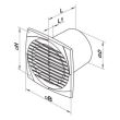 Ventilator cu timer 125mm 125DT VENTS