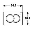 Rezervor WC ingropat 112CM cu clapeta 01 ALB si set fixare DUOFIX DELTA  GEBERIT