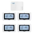 Termostat conectare internet WIFI control 4 zone PNI CT440 APP TuyaSmart