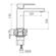 Baterie lavoar ARS BLACK 2420400 VALVEX