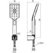Canula dus cu racord LOFT GOLD 2455850 VALVEX