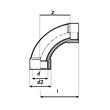 Curba  PPR 32X90 INT INT verde BAENNINGER