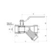 Filtru Y 1/2 cu robinet VALVEX