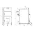 Cazan otel 50Kw insuflare aer ECOWOOD PLUS 50 THERMOSTAHL