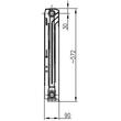 Element radiator aluminiu H500/90mm KFA ARMATURA
