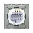 Intrerupator dublu cu touch si dimmer SAFEHOME DIM202 PNI