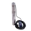 Pompa submersibila inox ape curate cu surub D=4" P=1600W  H=125m Q=50l/min SI12550 WASSERKONIG