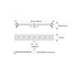Rigola dus 600 inox placabila LUXURY DESIGN VEN-S607S ERMETIQ