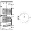 Boiler cu doua serpentine in paralel 500 L SUNSYSTEM