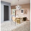Radiator decorativ vertical H1800x8 elementi SAX GRI DESCHIS MAT IRSAP