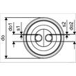 Teava preizolata canal termic 2xD50x4.6 mm ECOFLEX VARIA TWIN UPONOR
