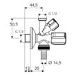 Robinet coltar combinat 1/2x1/2x3/4 SCHELL