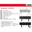 Distribuitor compact PUMPFIX 3 circuite 1.1/2"  DN32 cod 1450131 HERZ