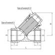 Filtru Y 1.1/4 VALVEX