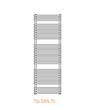 Radiator baie 500X1470 SANTORINI PURMO