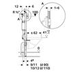 Rezervor WC ingropat DUOFIX 112cm cu clapeta DELTA 20 ALB 458.134.11.3 GEBERIT