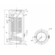 Boiler ACM pompa caldura 150L CU 1 serpentina marita 1.4mp SWP N150/1 SUNSYSTEM