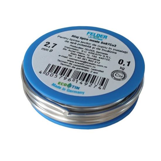 Aliaj lipire cupru 2.7mm 100G FELDER