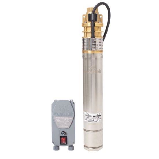 Pompa submersibila inox ape curate periferica D=3'' P=900W H=60M Q=40L/min SI6040/3 WASSERKONIG