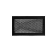 Grila aerisire metalica cu jaluzea negru mat 16X32CM AMSTAL PPS