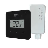 Termostat ambianta wireless negru EU-T2.2 TECH