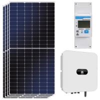 Kit fotvoltaic ON-GRID 4KWp monofazat cu 10 panouri 450Wp ECOSOLE PV MONOCRISTALIN+ INVERTOR 4.4KVA SUN2000-4KTL-L1 HUAWEI+ contor monofazat DDSU666-H HUAWEI +  sistem montaj acoperis tabla/tigla FERROLI