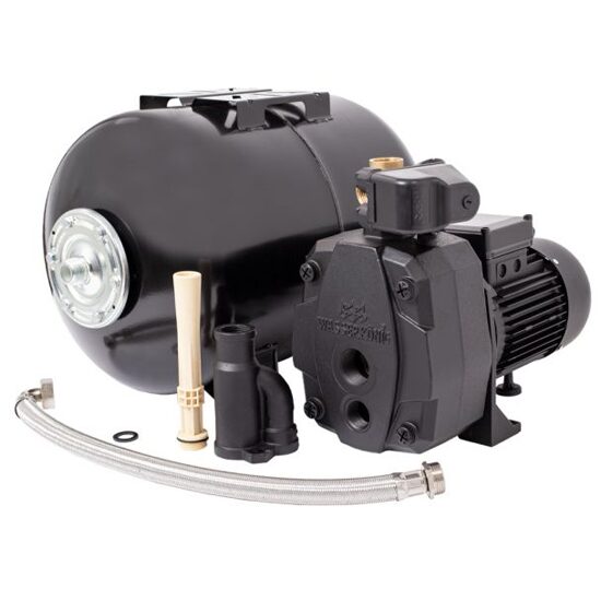 Hidrofor fonta P=1500W aspiratie=40m refulare=68m DEBIT=48l/min VAS=50l POMPA DE SUPRAFATA MARE FA684850 WASSERKONIG