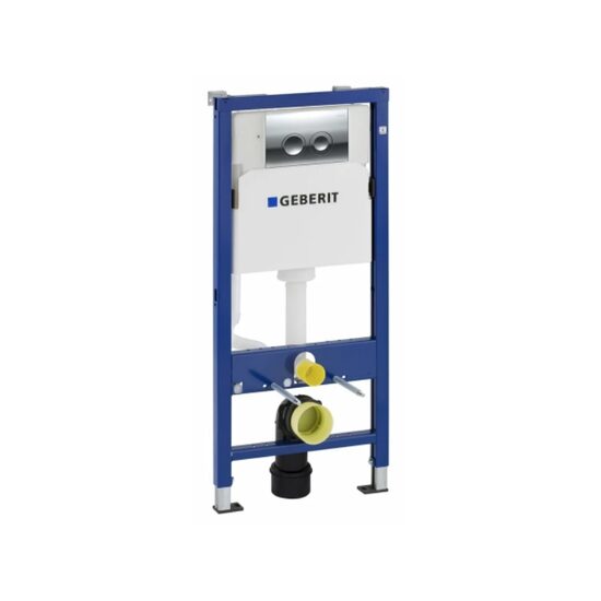 Rezervor WC ingropat DUOFIX cu clapeta DELTA CROM 458.134.21.2 GEBERIT