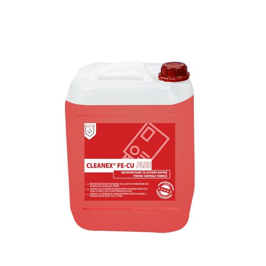 Dezincrustat cu actiune rapida pentru centrala termica CLEANEX FE-CU PLUS LABOREX