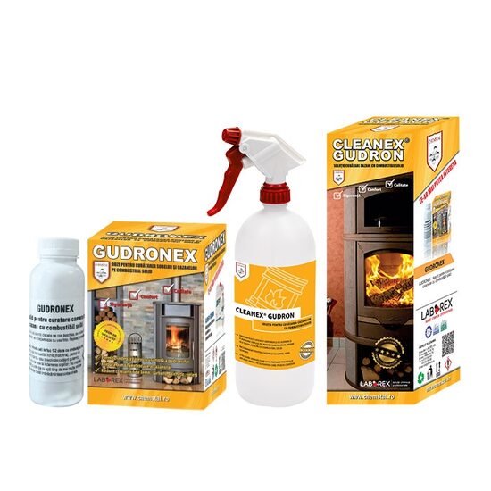 Pachet indepartare depuneri gudron cazane combustibil solid CLEANEX GUDRON LABOREX