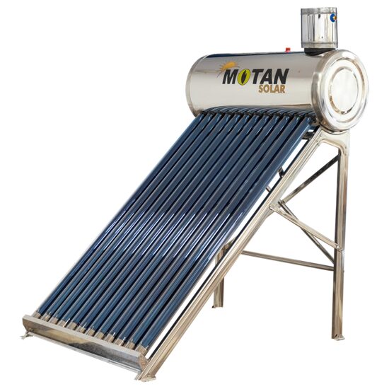 Pachet solar nepresurizat inox  MOTAN 12 tuburi si boiler 120L KOBER