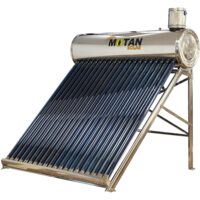 Pachet solar nepresurizat inox  MOTAN 20 tuburi si boiler 200L panou comanda electrica KOBER
