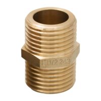 Niplu alama tub ondulat 1/2