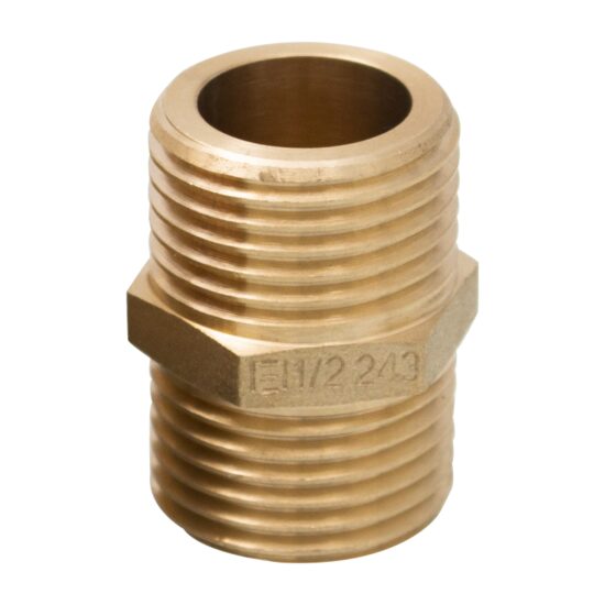 Niplu alama tub ondulat 1/2