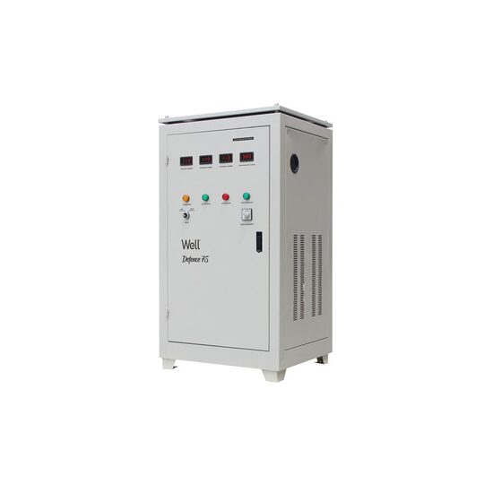 Stabilizator automat tensiune trifazat 75KVA/ 60KW, Well