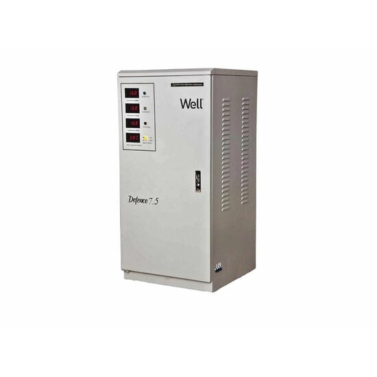 Stabilizator automat tensiune trifazic 7,5KVA/6Kw WELL