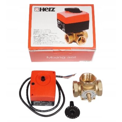 Vana cu 3 cai D=1.1/4" KVS=16 motorizata 230V 1213724 HERZ