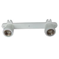 Placa fixare baterie PPR 20x1/2 alba SANICA