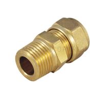 Racord alama compresie cupru 15x1/2 fil ext TIEMME