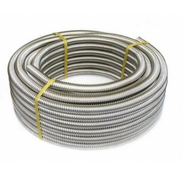 Teava inox corugata colac neizolata 25 TIEMME
