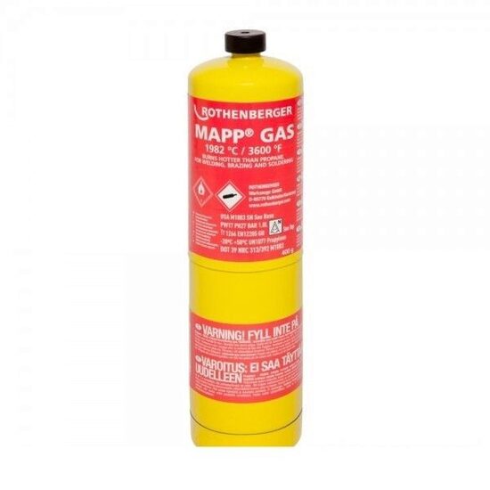 Tub gaz cu valva US 400G MAPP GAS ROTHENBERGER