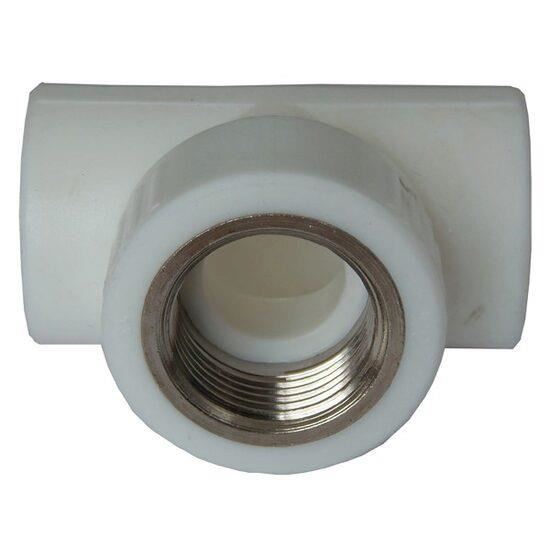 Teu mixt PPR 20x1/2x20 fil int alb SANICA