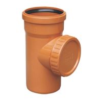 Piesa curatire PVC canalizare 160