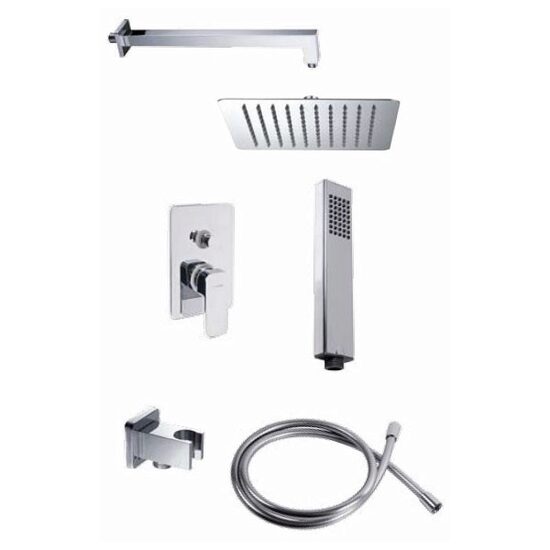Set dus incastrat CARRE CHROME 2449980 VALVEX