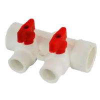 Distribuitor PPR 40x2 CAI alb KALDE