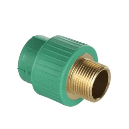 Mufa mixta PPR 25x1/2 fil ext verde HELIROMA